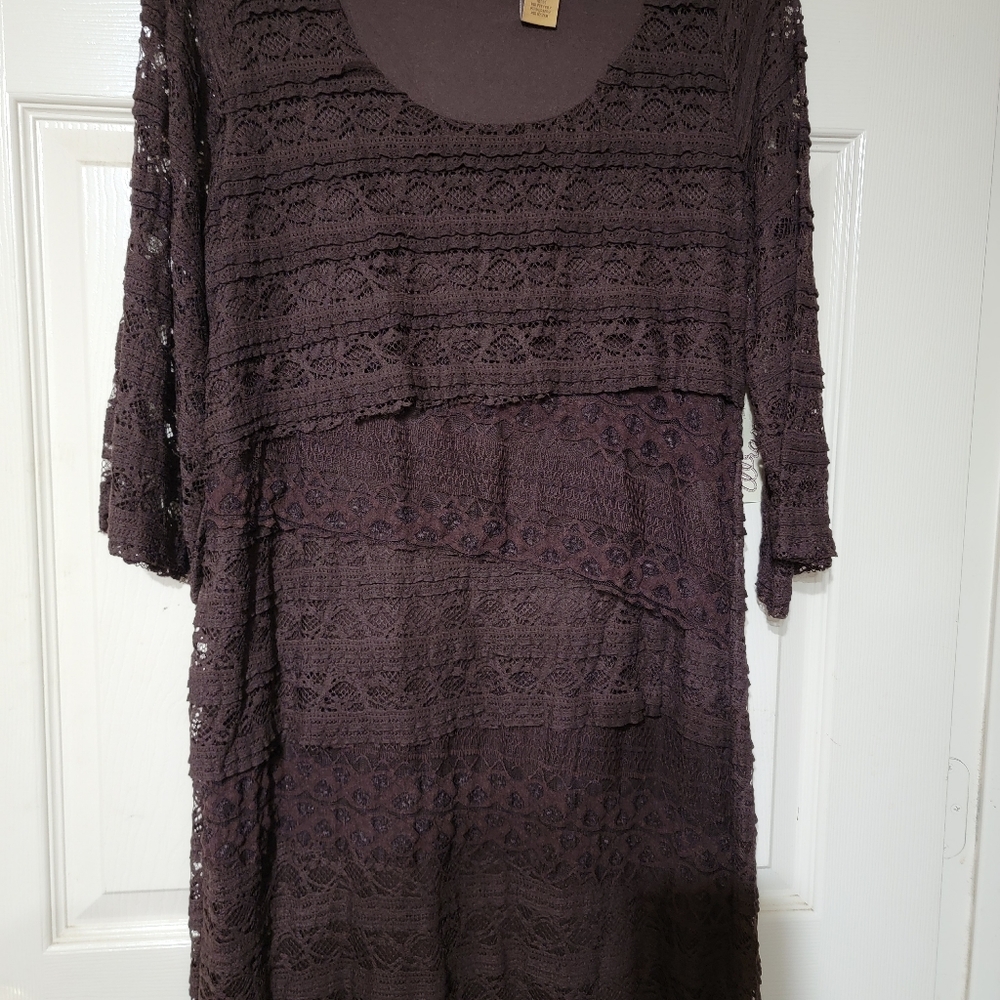 Wrangler Chocolate Lace Dress - Picture 5 of 5
